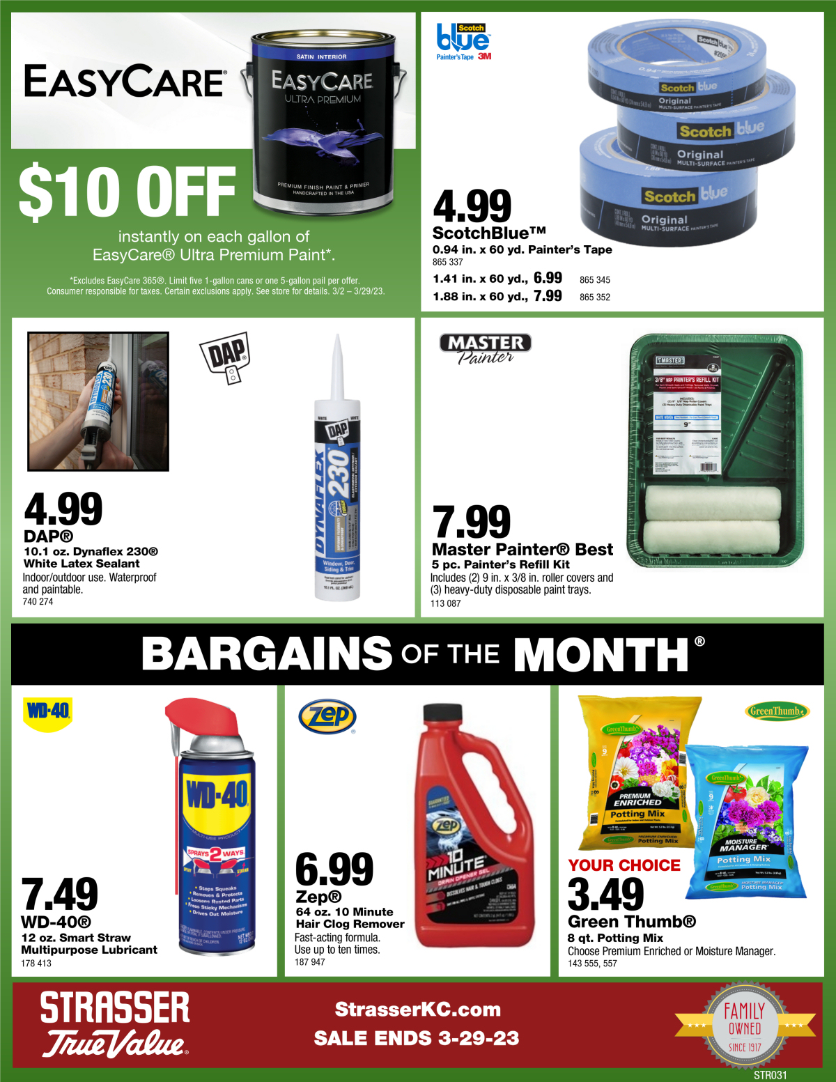 Sale ends 3/29/2023