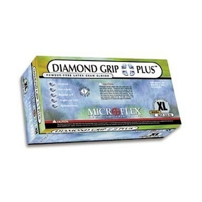 100) DIAM GRIP+ LATEX GLOVE -L