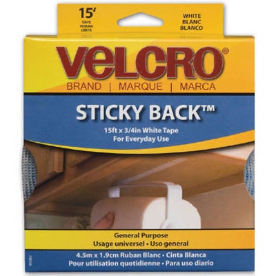 3/4" WH STICK BACK VELCRO