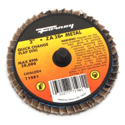 3" 36G QUICK CHANGE FLAP DISC