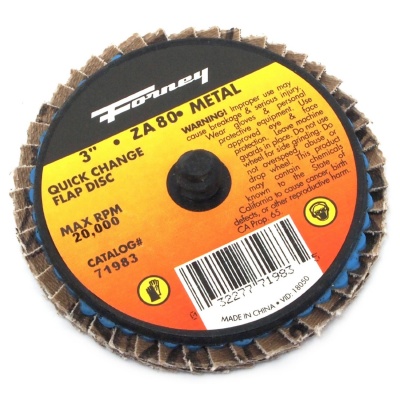 3" 80G QUICK CHANGE FLAP DISC