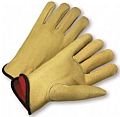 LINED LEATHER GLOVES