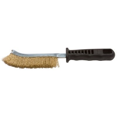 5 in PLASTIC HANDLE SCRATCH BR