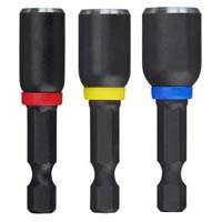 3PC 1 7/8 MAG NUTDRIVER SET
